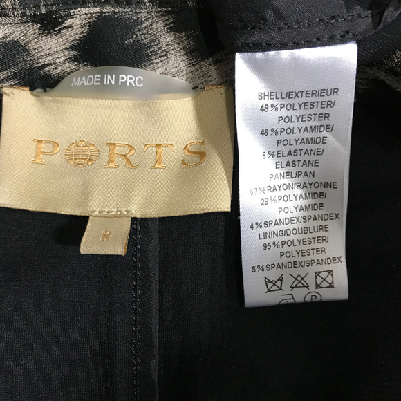 Ports Trench Coat Dress Sz 8 (Z26) - Picture 8 of 8